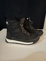 Bottes d'hiver Sorel noires, pointure 35 - comme neuf!