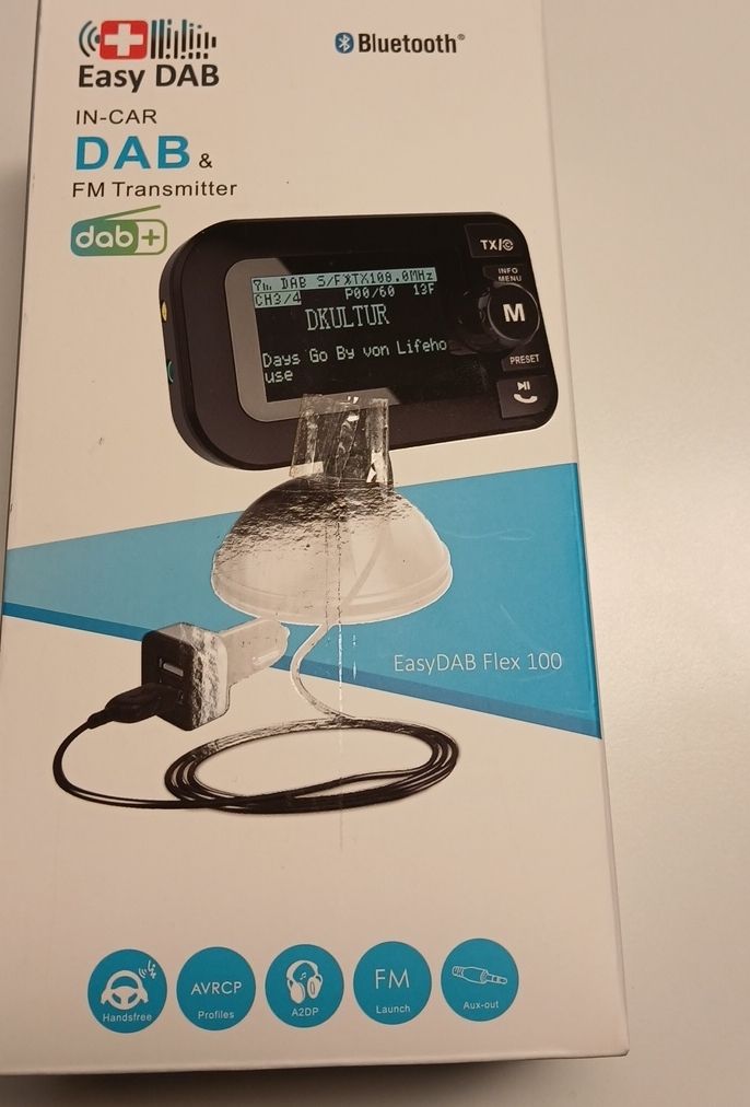 Adattatori: Transmetteur DAB+/FM EasyDAB Flex 100 -bluetooth Parfait pou – Nuovo e nell'imballaggio originale da murist venduto da Pampan