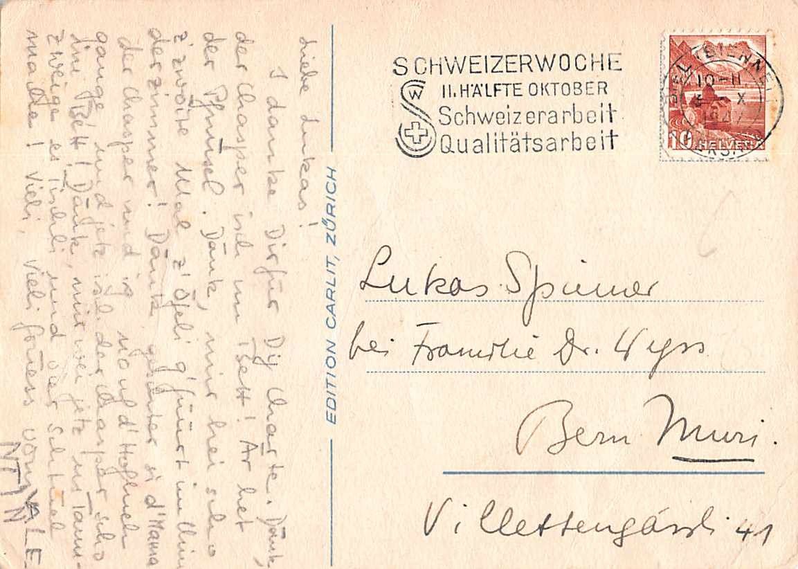 Cartoline postali: 2 WERBE-Karten CARLIT - Spiele um 1940 – Usato da Winterthur venduto da SchatzchischtliWinti 3