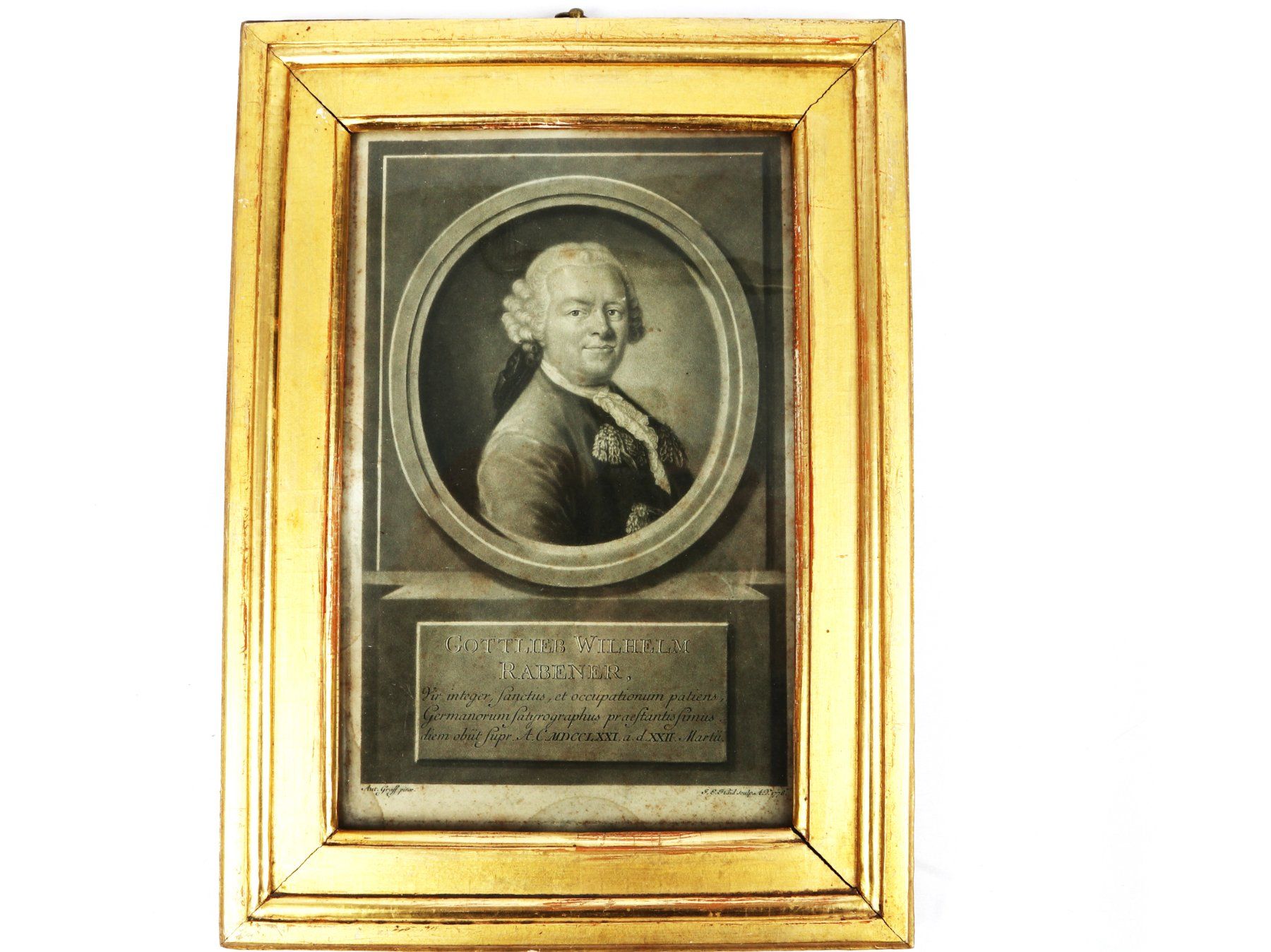 Foto & Immagini: BILD Gottlieb Wilhelm Rabener – Usato da Steinen venduto da Restwert_Steinen