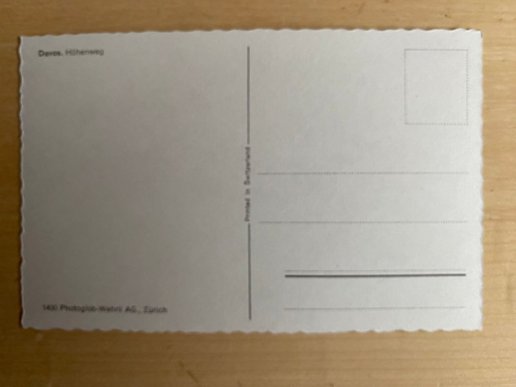 Cartoline postali: AK Davos, Höhenweg GR – Nuovo (secondo la descrizione) da deitingen venduto da popcorn02 1
