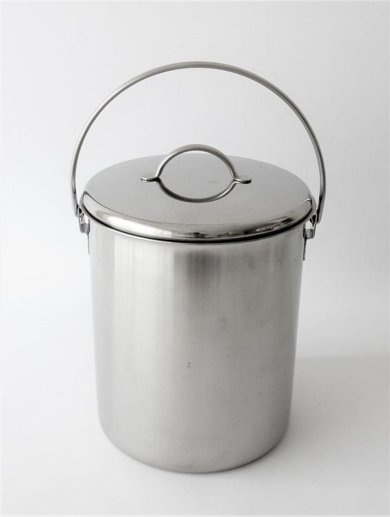 Edelstahl Aufbewahrungseimer 18L - Luftdicht Für Öl, Wein & Mehr