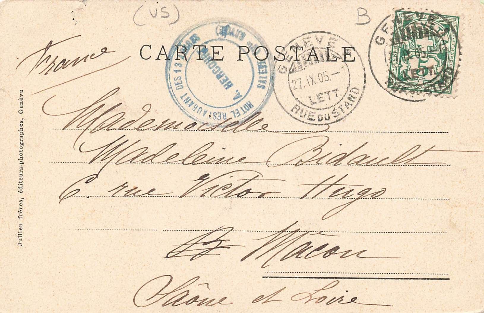 Cartoline postali: Sur la montagne Tiere – Usato da Biasca venduto da Blenio71 1