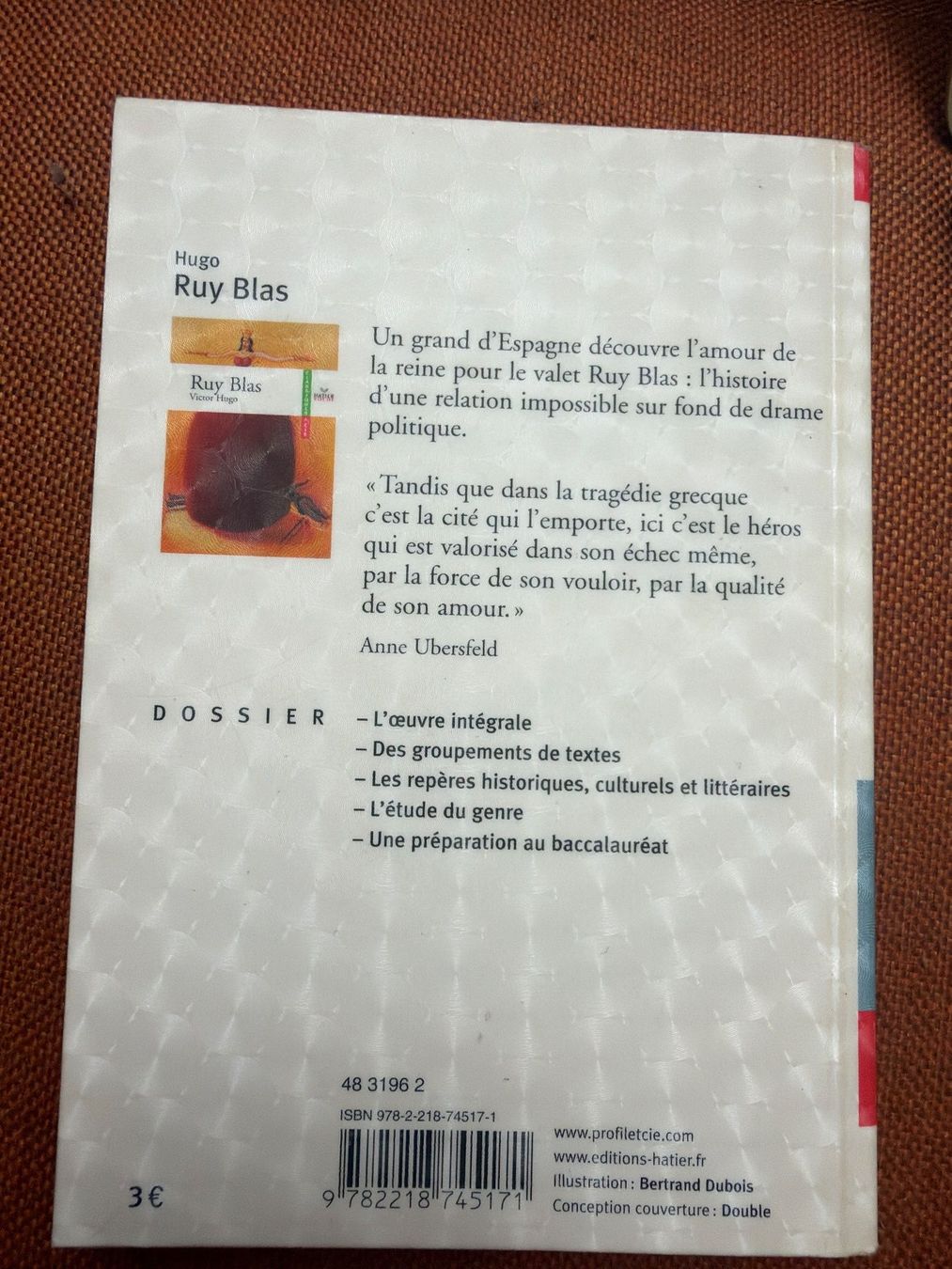 Bücher: Ruy Blas de Victor Hugo – Gebraucht aus Fribourg von J334455 1