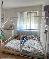 Kinder Doppel-Hausbett