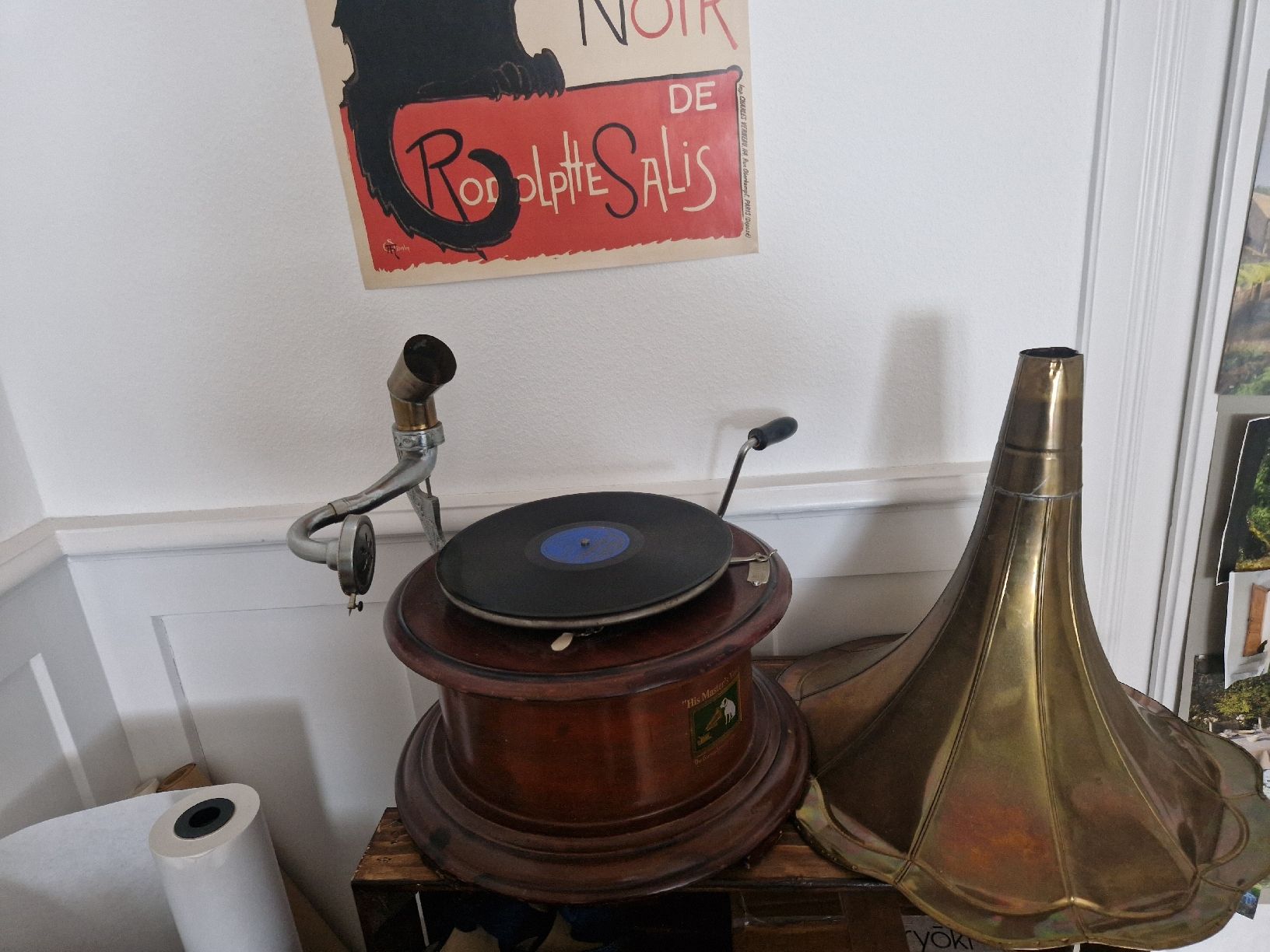 Tourne-disques: Antikes Grammophon HMS – D'occasion à St. Gallen par Sayuri 7