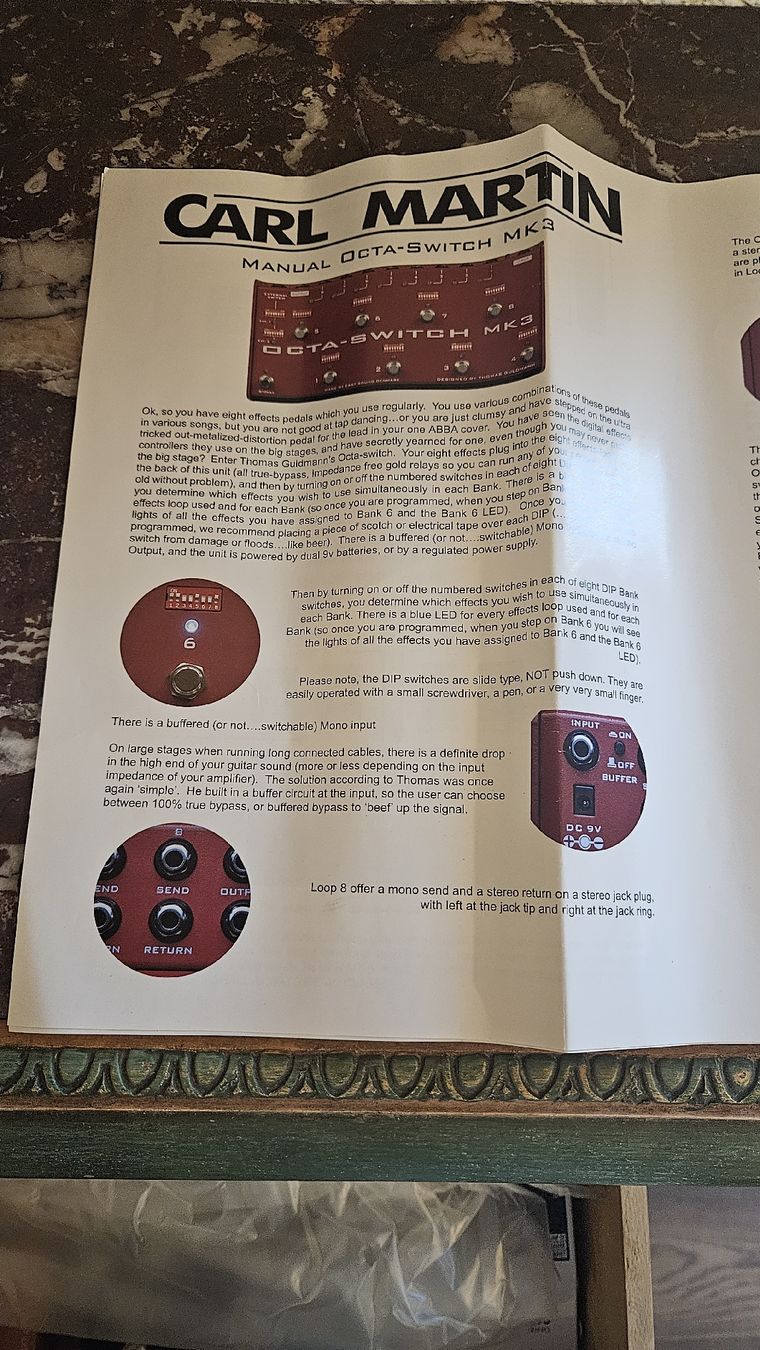 Strumenti musicali: Octa-Switch MK3 - Très peu utilisé. – Usato da Savièse venduto da ste_y6fk 1