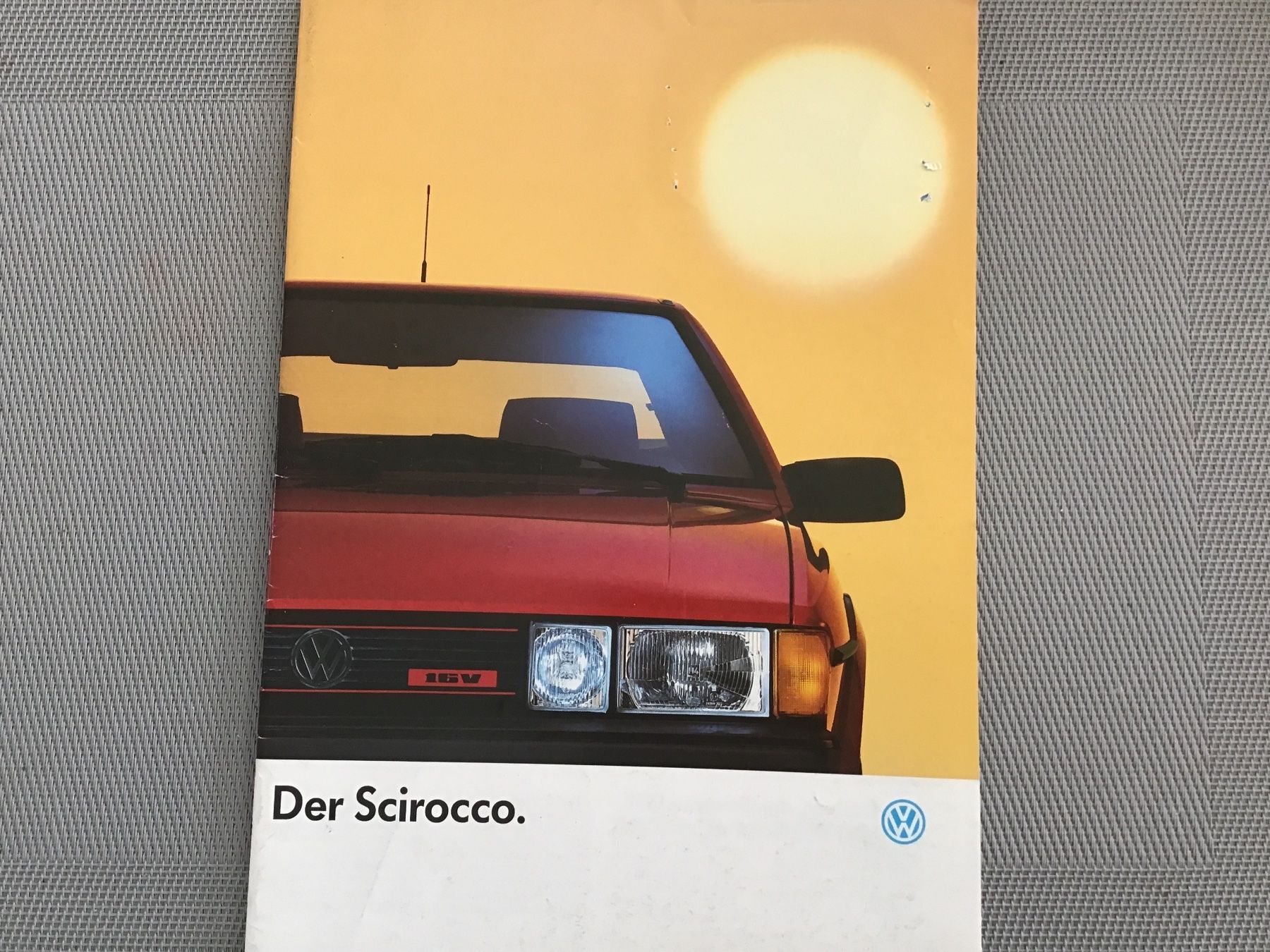 VW Documenti: VW Scirocco Verkaufsprospekt 24 Seiten August 1987 – Usato da Scherzingen venduto da Starseller62