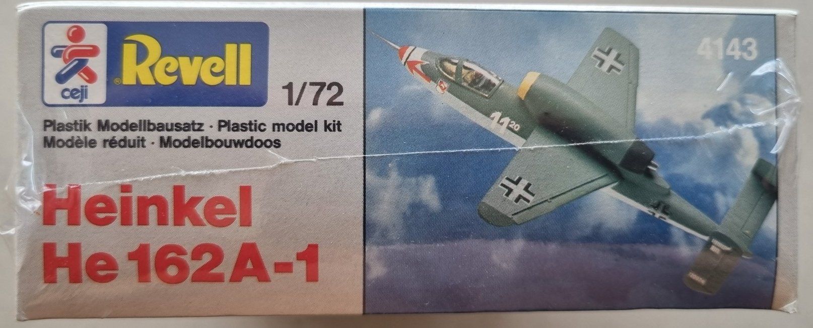 Revell Kit di modellismo & Modellini statici: 1/72 Revell He 162A (4143) – Usato da Grand-Lancy venduto da LFW 1