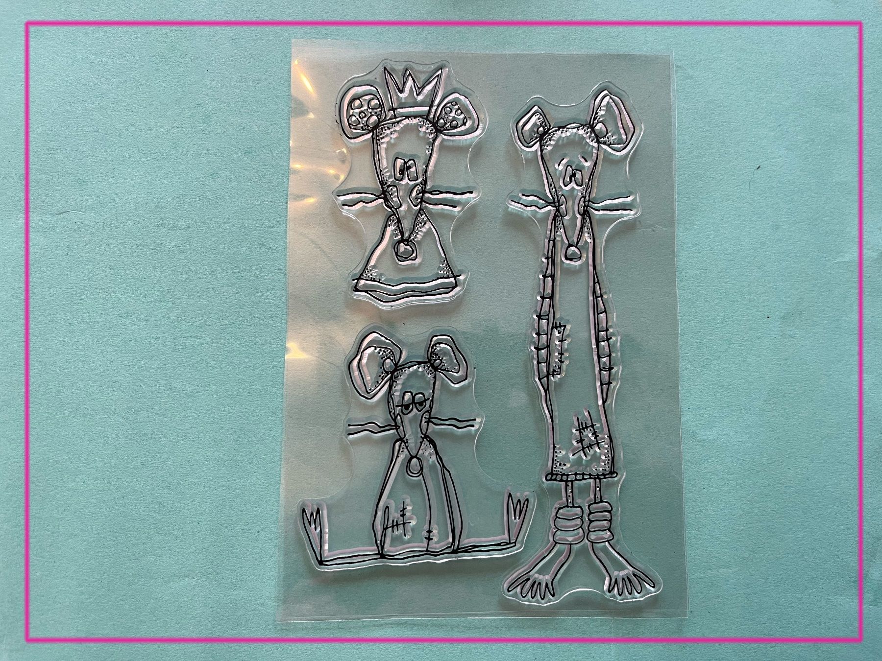 Timbri: Stempel Lustige Mäuse  - Silikonstempel – Nuovo e nell'imballaggio originale da Frenkendorf venduto da jazzplatten