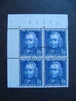 PJ 1941 30 Rappen Viererblock gestempelt