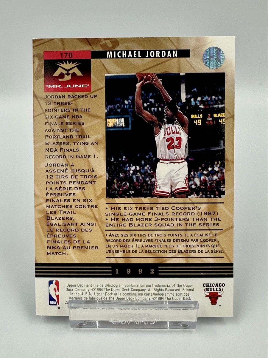 Jordan Carte collezionabili: Michael Jordan #170 Three-Point King - 1993-94 Upper Deck – Nuovo (secondo la descrizione) da Lyss venduto da Swissmantis 1