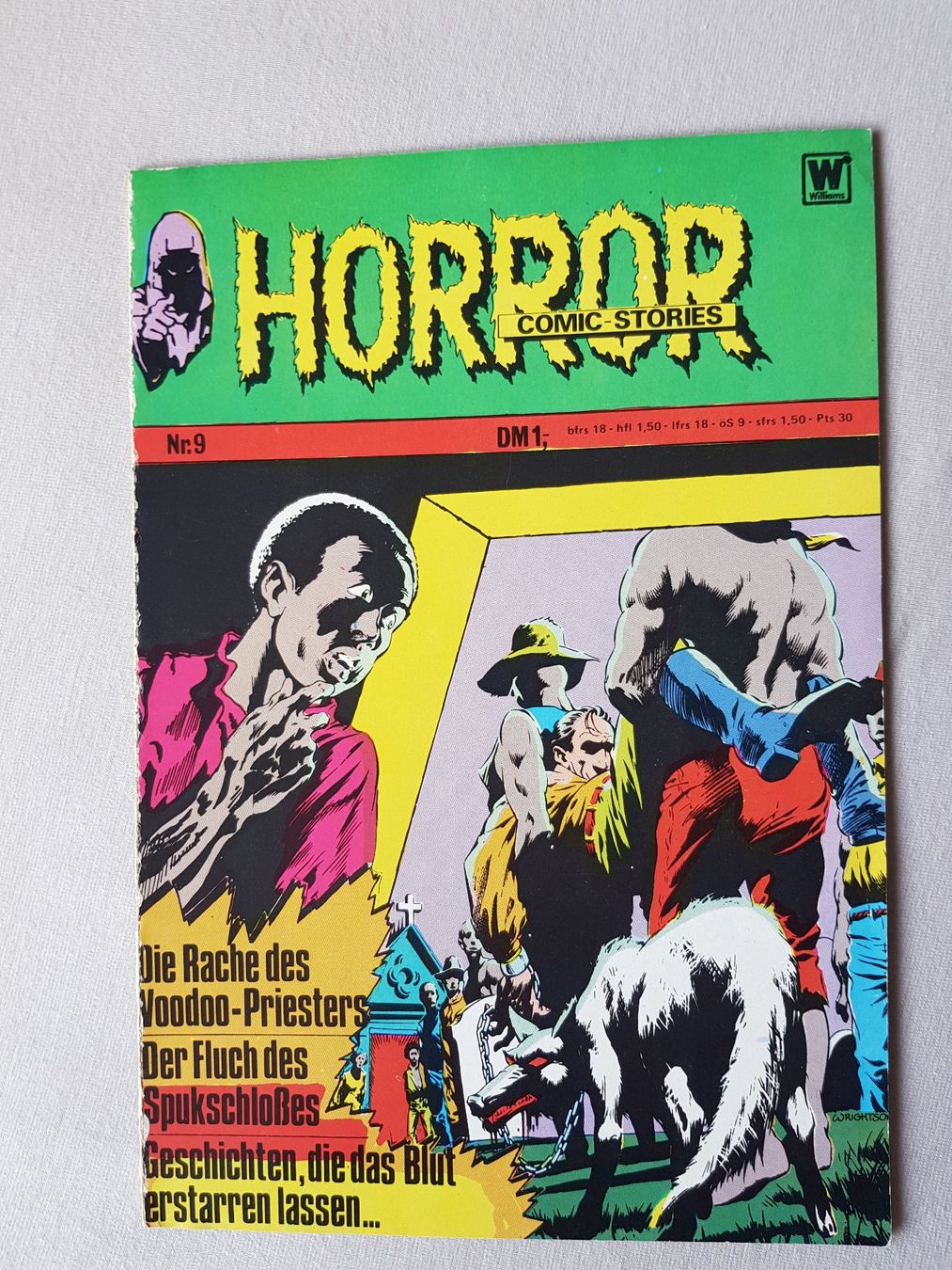 Comics: HORROR / DC HORROR - Willams Verlag Heft Nr. 09 - 1973 – Gebraucht aus thun von lucky_manxy