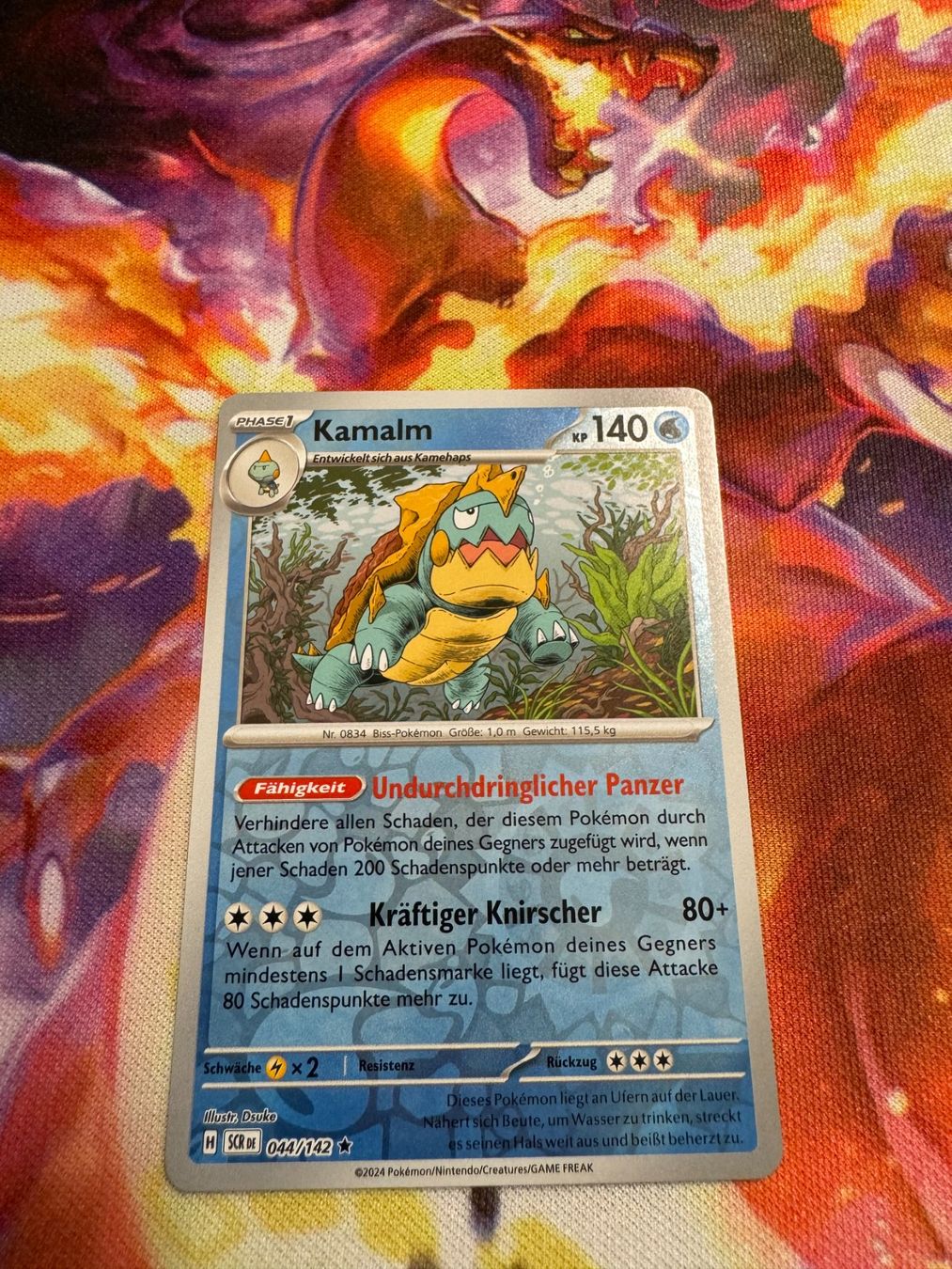 Pokémon Carte collezionabili: Kamalm (SCR 044) / Reverse Holo / Stellarkrone – Nuovo (secondo la descrizione) da Bülach venduto da CherryBlu