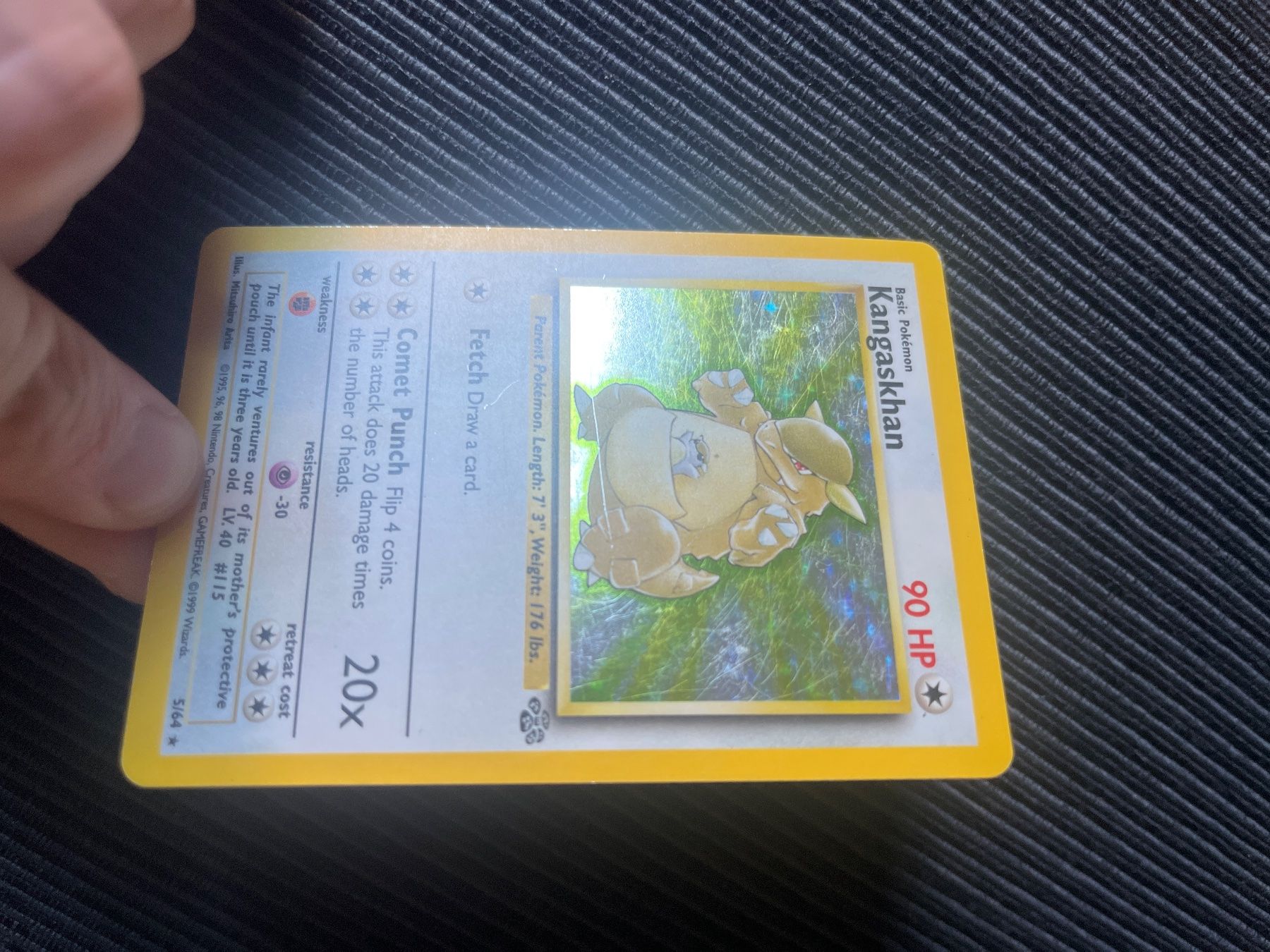Pokémon Carte collezionabili: Pokemon Kangaskhan holo Jungle englisch – Usato da Wabern venduto da Collectfun 1