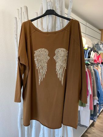 Oversize Shirt Capucine - Grösse 38-46 / Camel