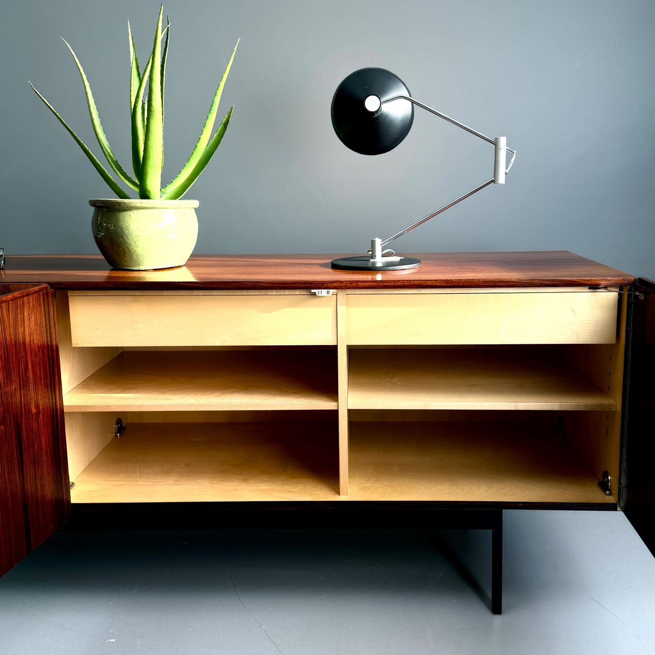 Credenze: Dieter Wäckerlin Sideboard B40 in Palisander, Idealheim – Usato da Uetikon am See venduto da StudioVintage 4
