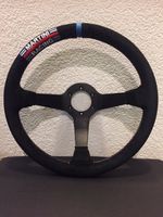 Martini Racing Lenkrad 350mm Wildleder schwarz bestickt NEU