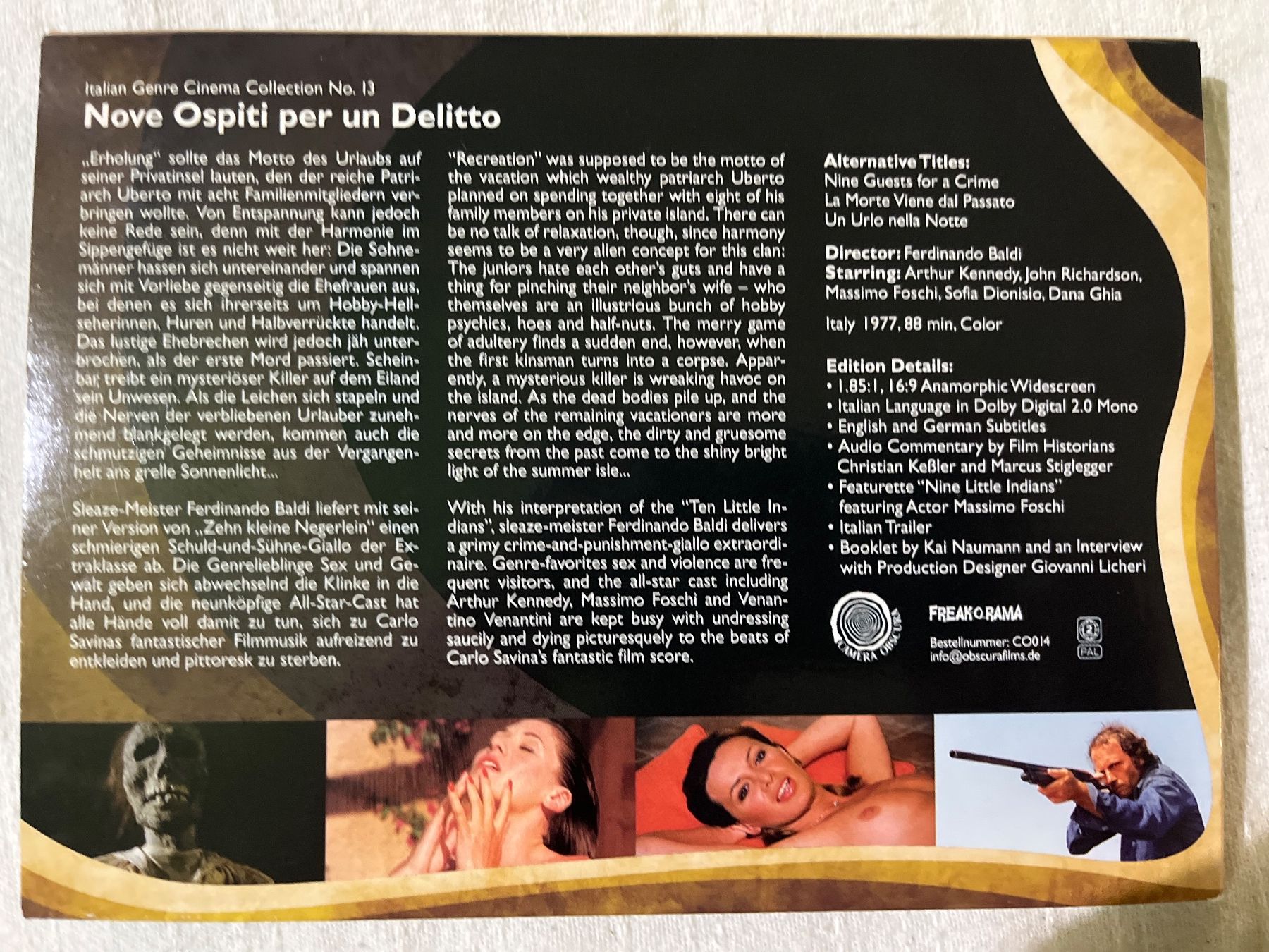 Tous les DVDs: Neun Gäste für den Tod – D'occasion à Basel par patku79 1