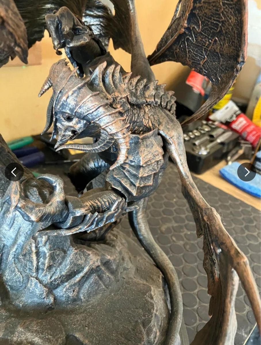 Statuette: Herr der Ringe Statue Drache mit Balrog – Nuovo (secondo la descrizione) da Rüttenen venduto da Halter_58 2