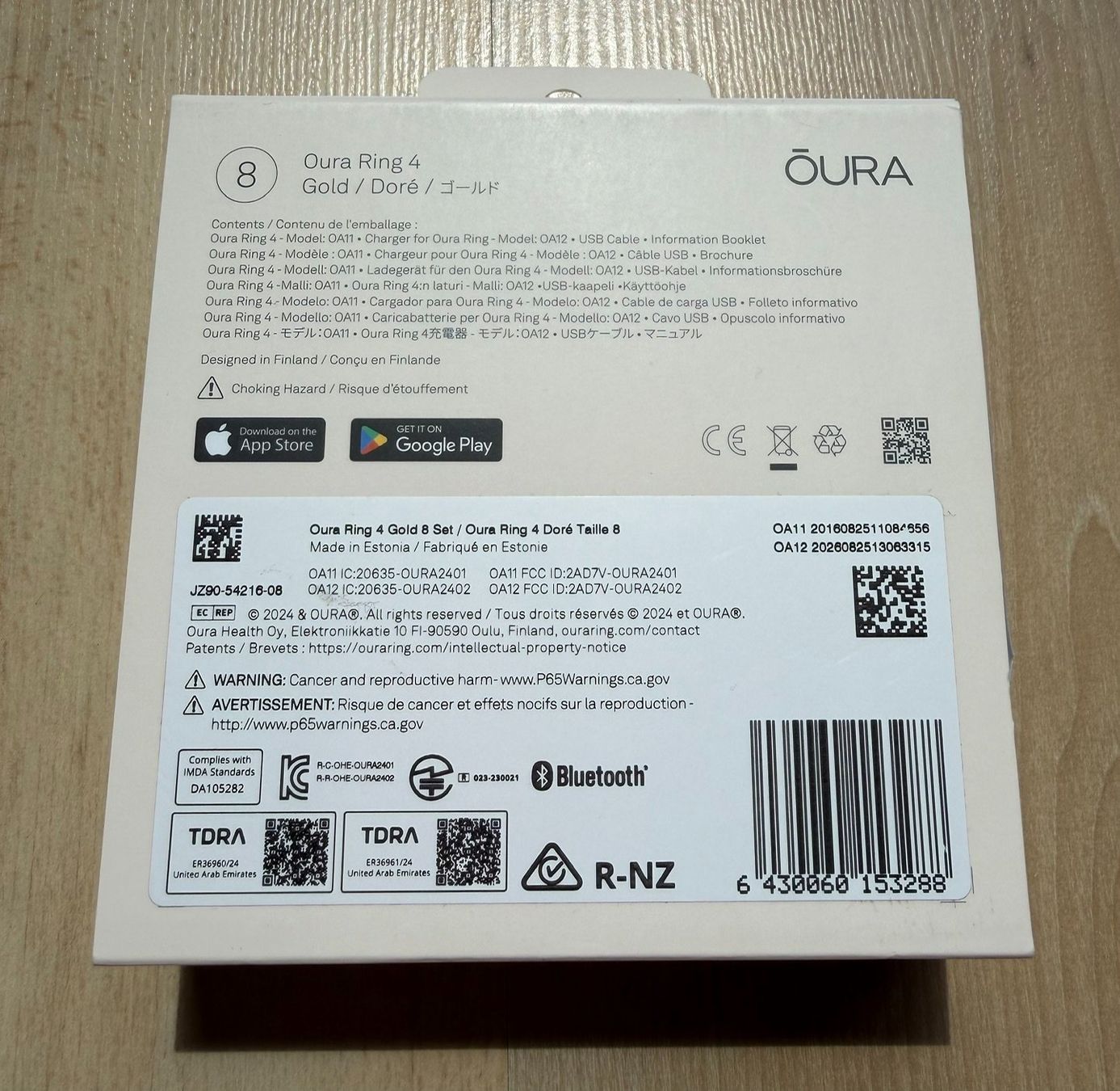 Oura Ringe: Oura Ring 4 gold // Grösse 8 – Gebraucht aus Eschenbach SG von aviatorgirl23 4