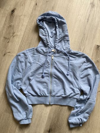 C&A kurzer Hoodie / Jäckli  hellblau Grösse S Damen