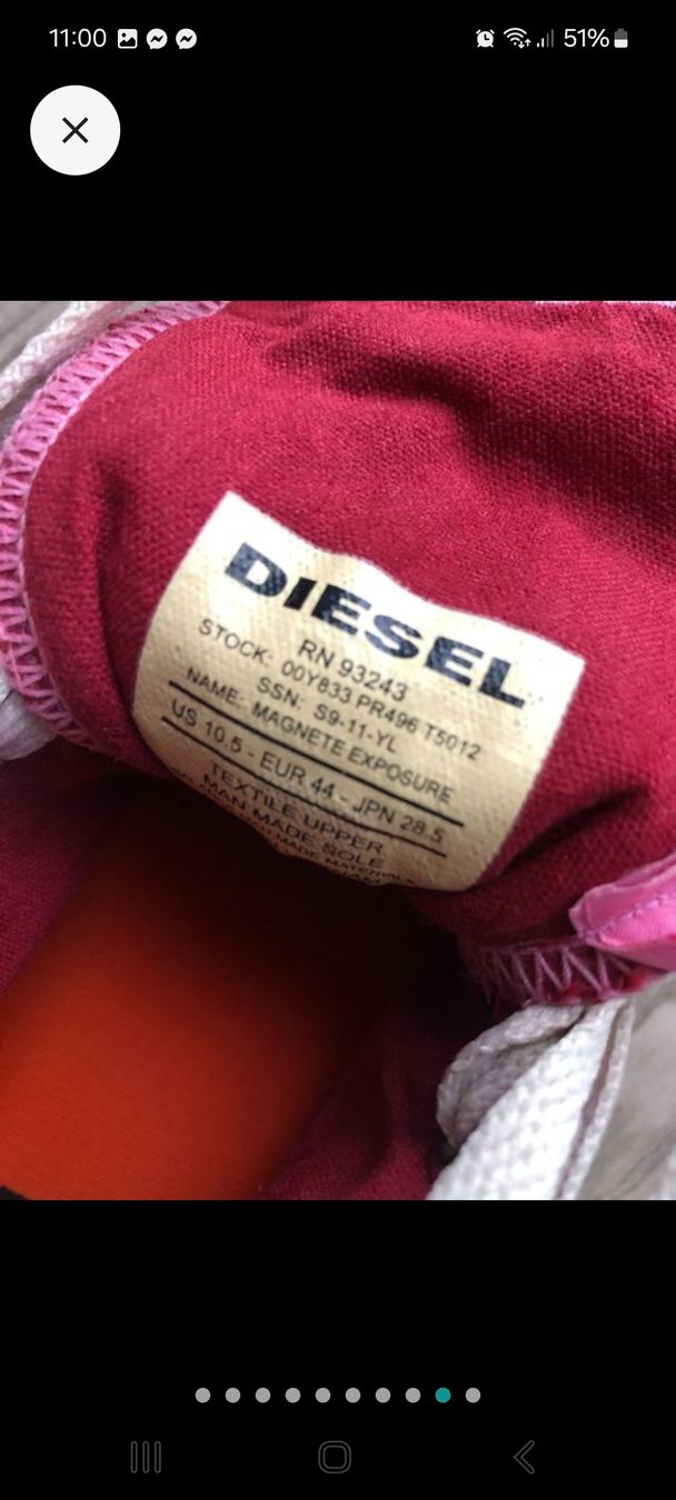Diesel Scarpe da uomo: Baskets Diesel – Nuovo (secondo la descrizione) da Genève venduto da Martinbng 8