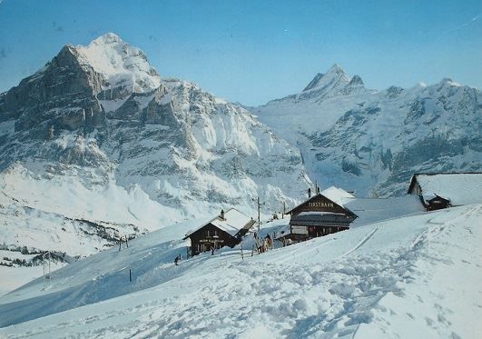Ansichtskarten: 2x AK GRINDELWALD Bahn Luftseilbahn+ Wintersport Rest. First – Gebraucht aus Jona von philajona 1