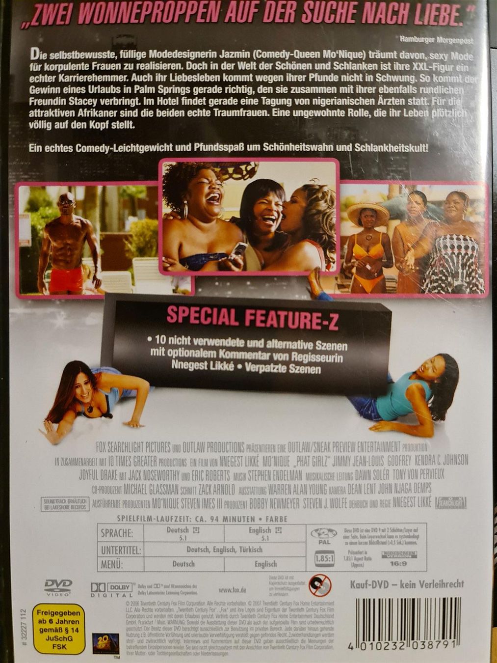Tutti i DVDs: mo'nique Phat girlz – Usato da Dintikon venduto da Vexi 1