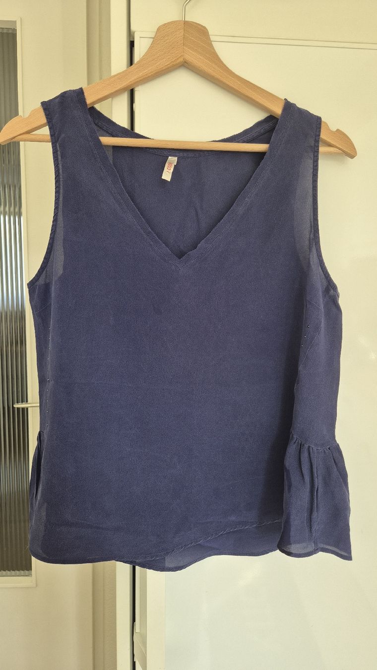Tops: L Code Seide Top dunkelblau Grösse XL  – Gebraucht aus Winterthur von ann_7lxx
