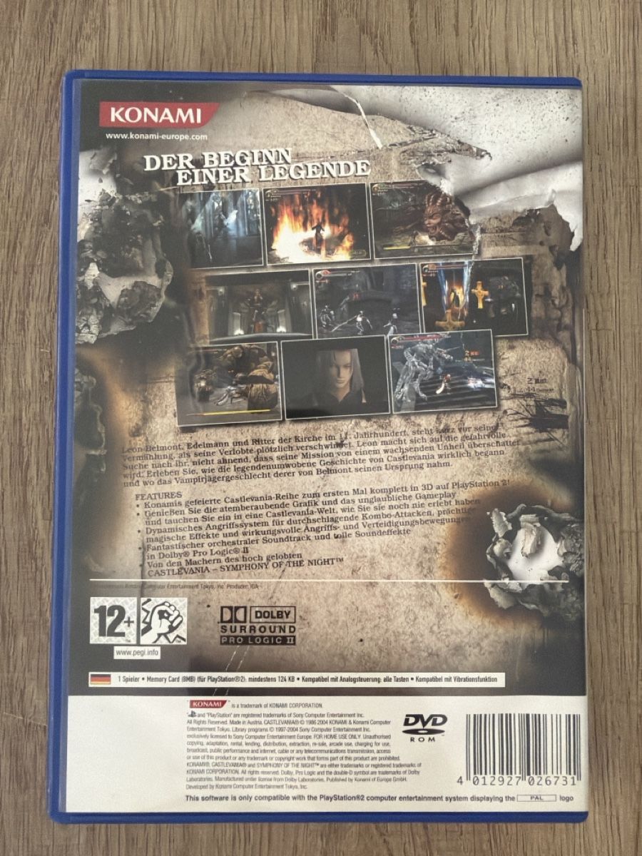 Spiele: Castlevania Ps2 – Gebraucht aus Hagendorn von masterchieff 1