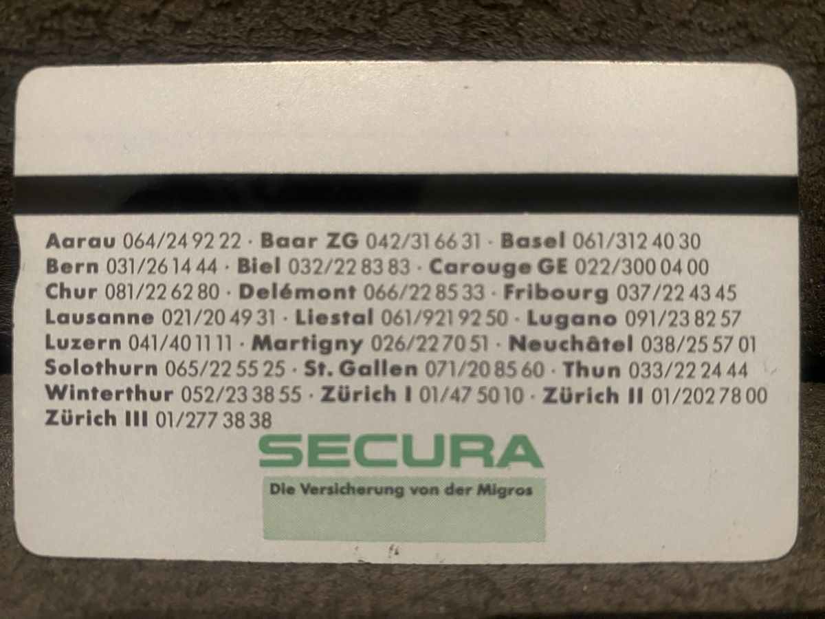 Schede telefoniche: P-taxcard 010G – Usato da Lausanne venduto da babacard10 1
