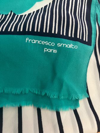 Foulard Francesco Smalto Paris pure soie