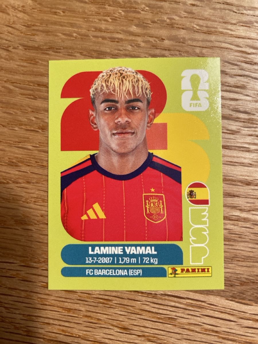 Panini Carte collezionabili: WM Paninibild Lamine Yamal ESP 15 – Nuovo e nell'imballaggio originale da Bubendorf venduto da ale_6fxg