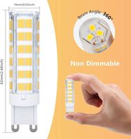 6pcs 7W G9 LED Lampe Warmweiß 3000K Kein Flackern