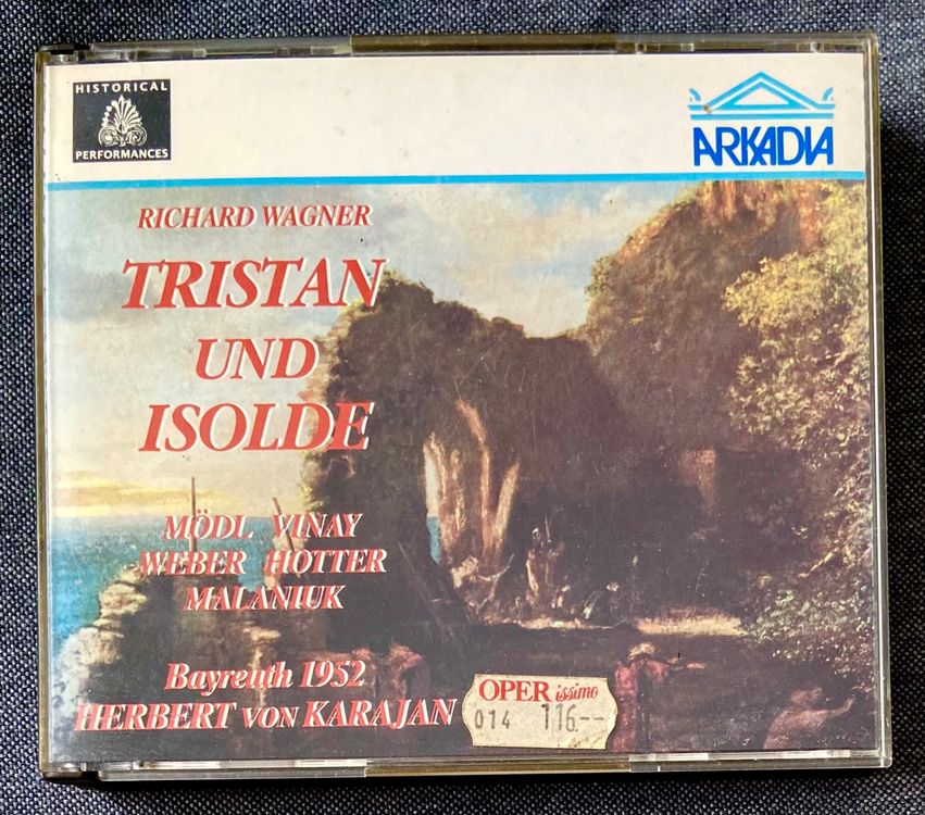 4 CDs Tristan und Isolde • Richard Wagner • Karajan (1952) | Kaufen auf ...