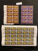 1949 100 Jahre Post 291 292 293 ** postfrisch Bogen Lot