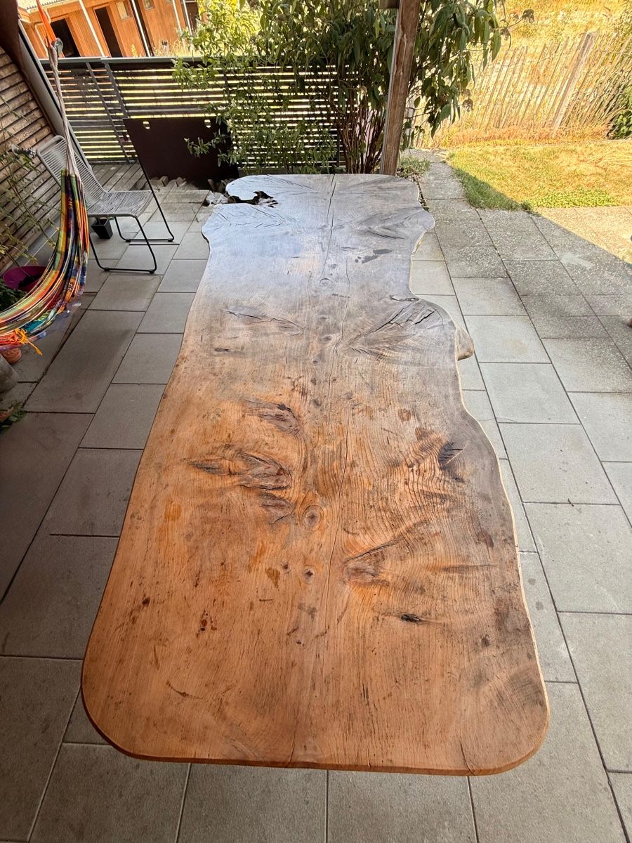 Tische: Grosser massiver Holztisch – Gebraucht aus Oberwil-Lieli von Denise5 4