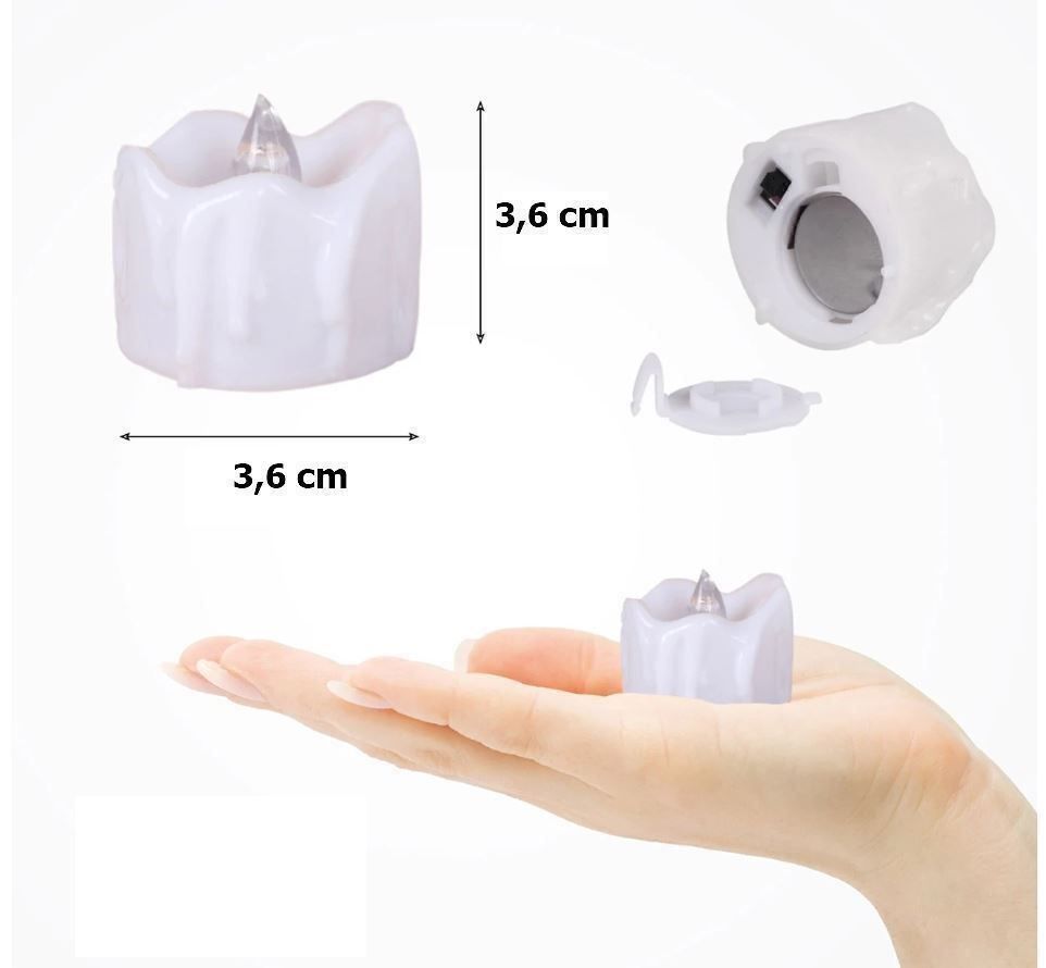 Candele: LED Teelichtkerzen mit Timer inkl. Batt. – Nuovo e nell'imballaggio originale da Diepoldsau venduto da preisparadies-ch 7