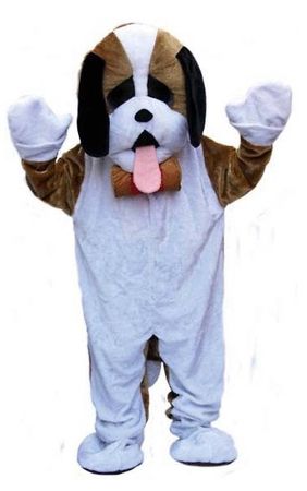 Bernhardinerkostüm Hund Tierkostüm für Erwachsene
