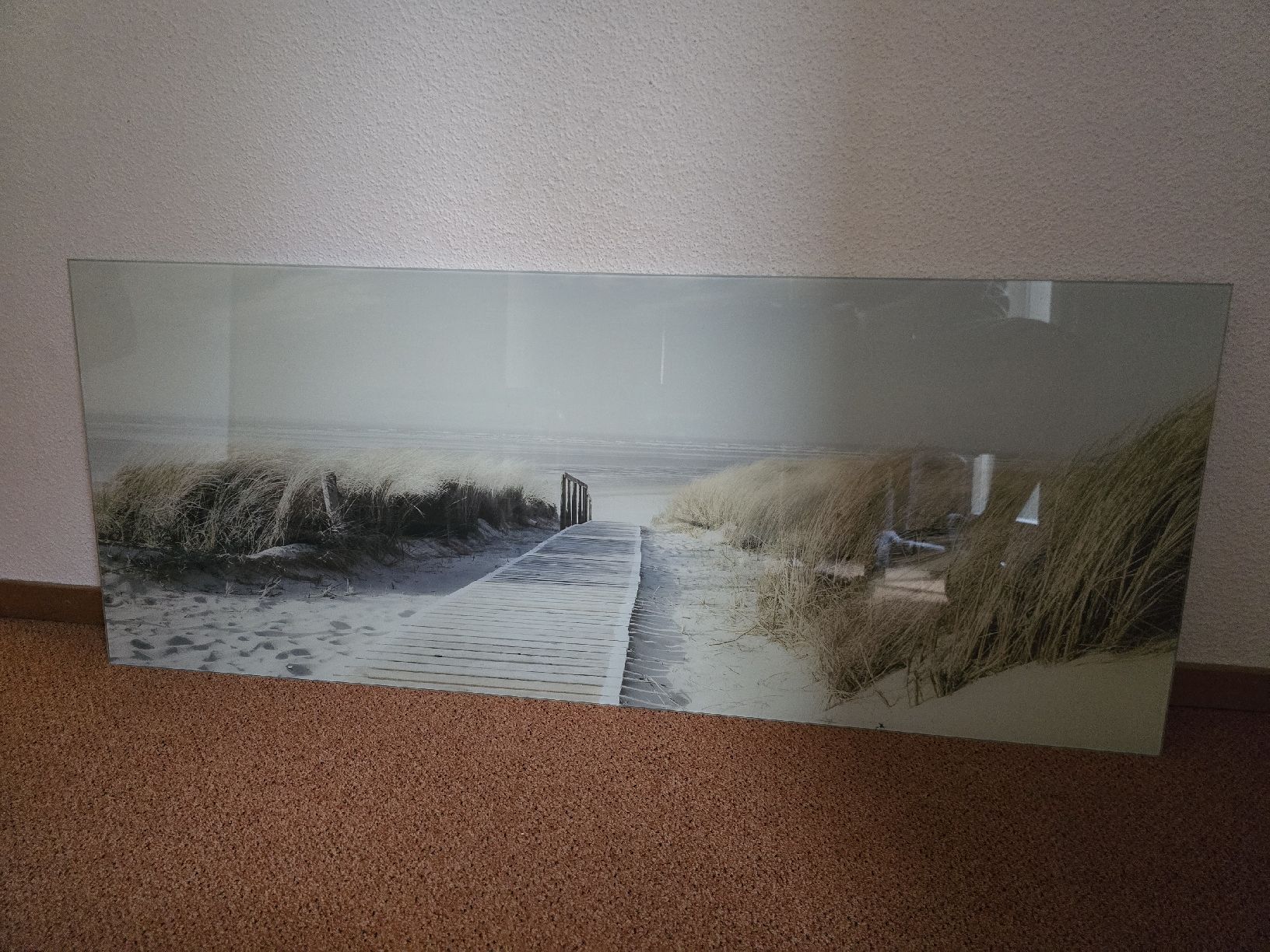 Poster & Bilder: Glasbild Seeblick III GLA392 125x50 cm – Neu (gemäss Beschreibung) aus Berikon von Airxonic