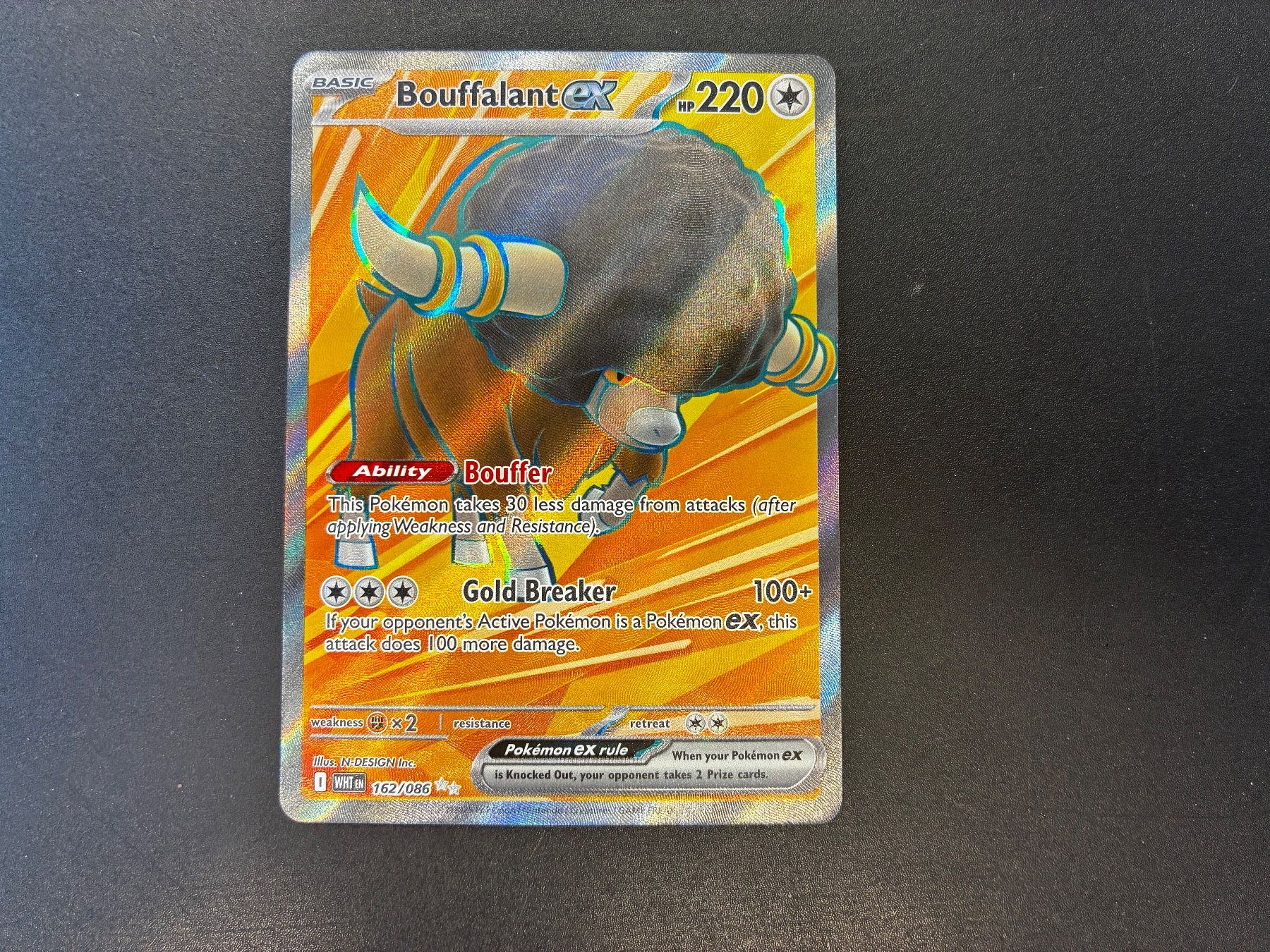 Pokémon Carte collezionabili: Bouffalant EX 162/086 - White Flare - en – Nuovo (secondo la descrizione) da Hütten venduto da yve_tf69