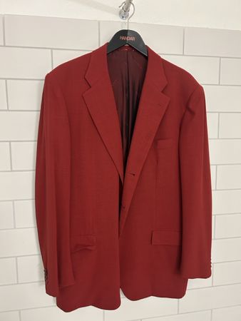Roter Kiton Sakko / Vintage / Gr. 56