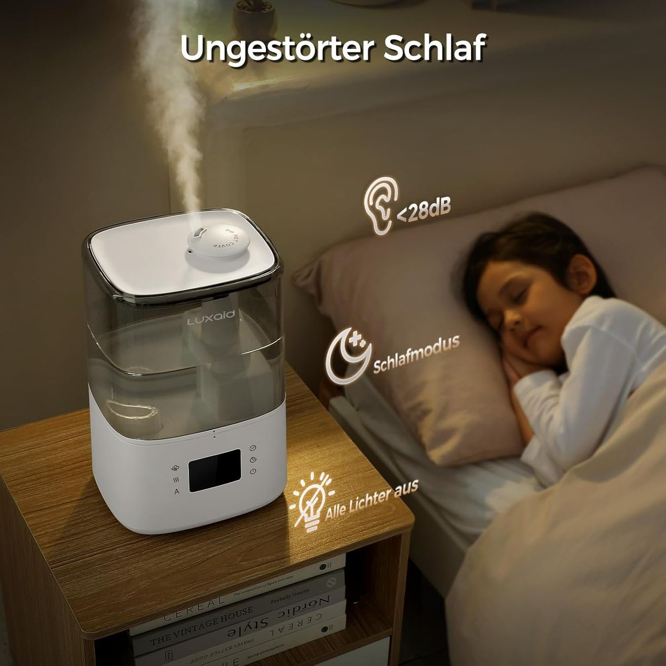 Umidificatori d'aria: Luftbefeuchter 4,5L Warm-/Kaltnebel – Nuovo e nell'imballaggio originale da Suhr venduto da SchnapperCH 5