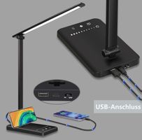 Tischlampe mit 5 Helligkeits und 10 Farb,mit USB Port