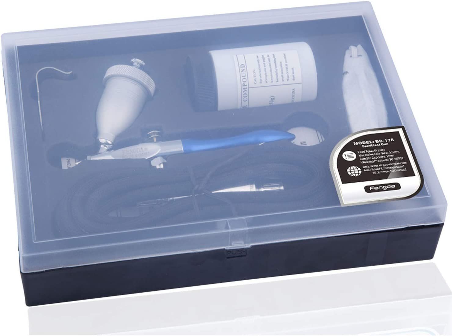 Tutti gli attrezzi: Air Eraser - Mini Sandstrahl Pistole – Nuovo e nell'imballaggio originale da Zürich venduto da nautic-music-more 3