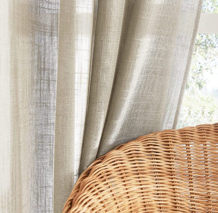 Tende: Vorhänge Leinenoptik 2er-Set BxH 140x160cm – Nuovo e nell'imballaggio originale da Adlikon b.Regensdorf venduto da MK-VORHANGSERVICE 1