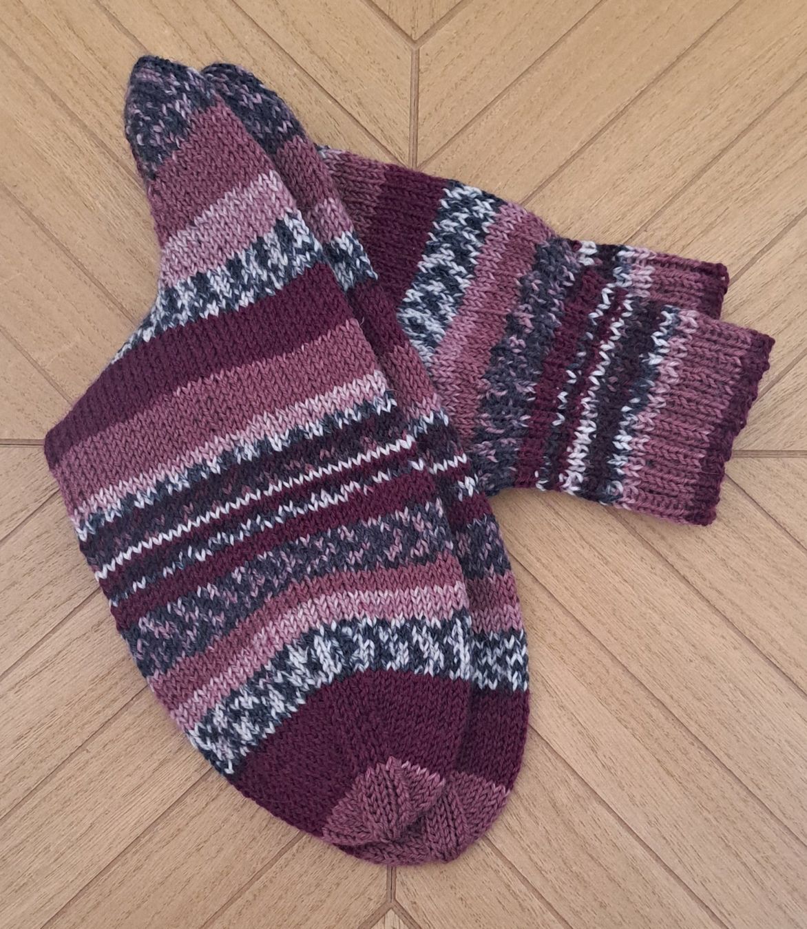 Calze: Handgestrickte Socken_8. Grösse 40/41 – Nuovo e nell'imballaggio originale da Romanshorn venduto da Octa27
