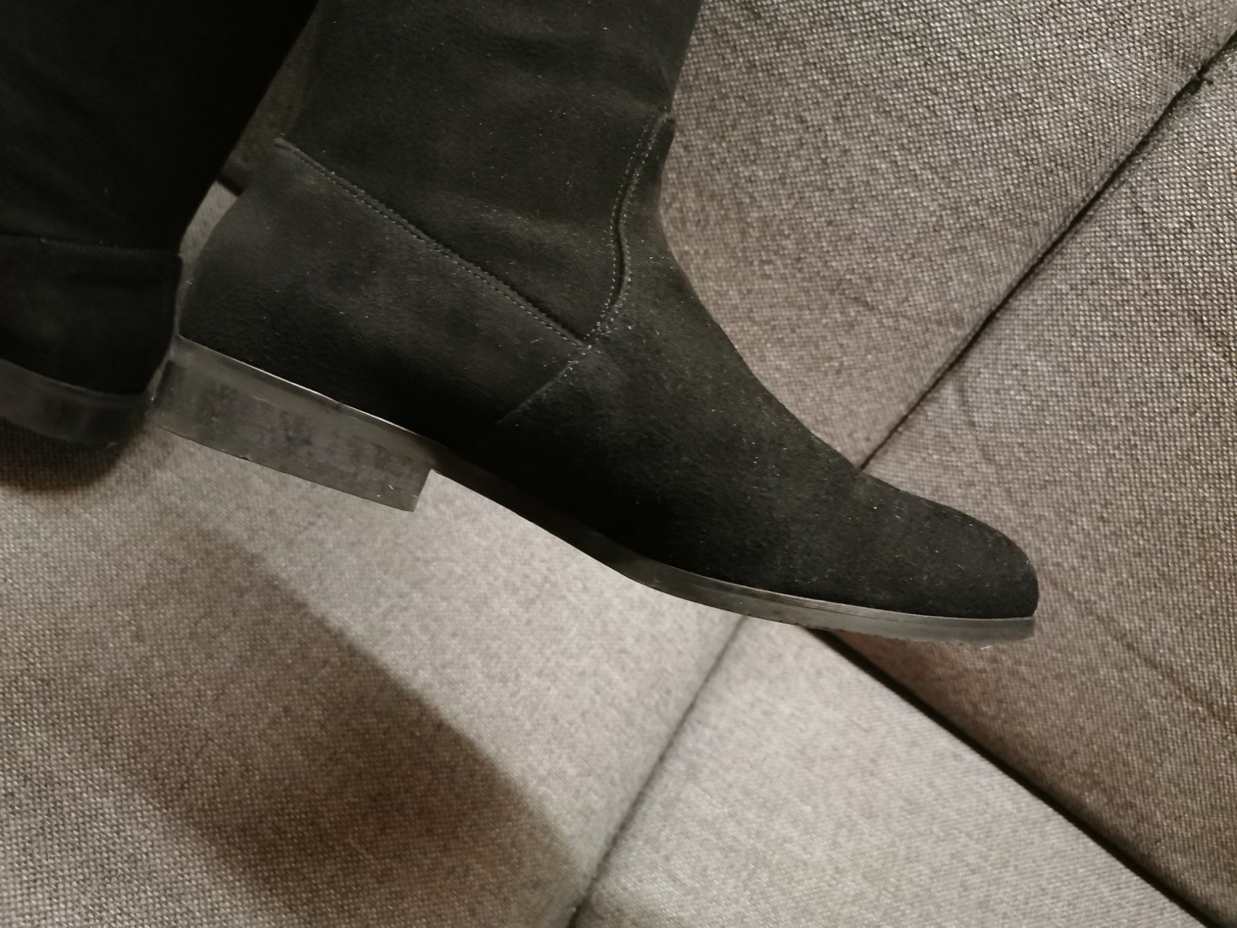 Navyboot Damenschuhe: Navyboot Overknee Boots Gr. 38 black – Gebraucht aus Forch von nadinepalermo 1