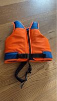 Schwimmweste für Kinder orange blau gebrauchter Zustand